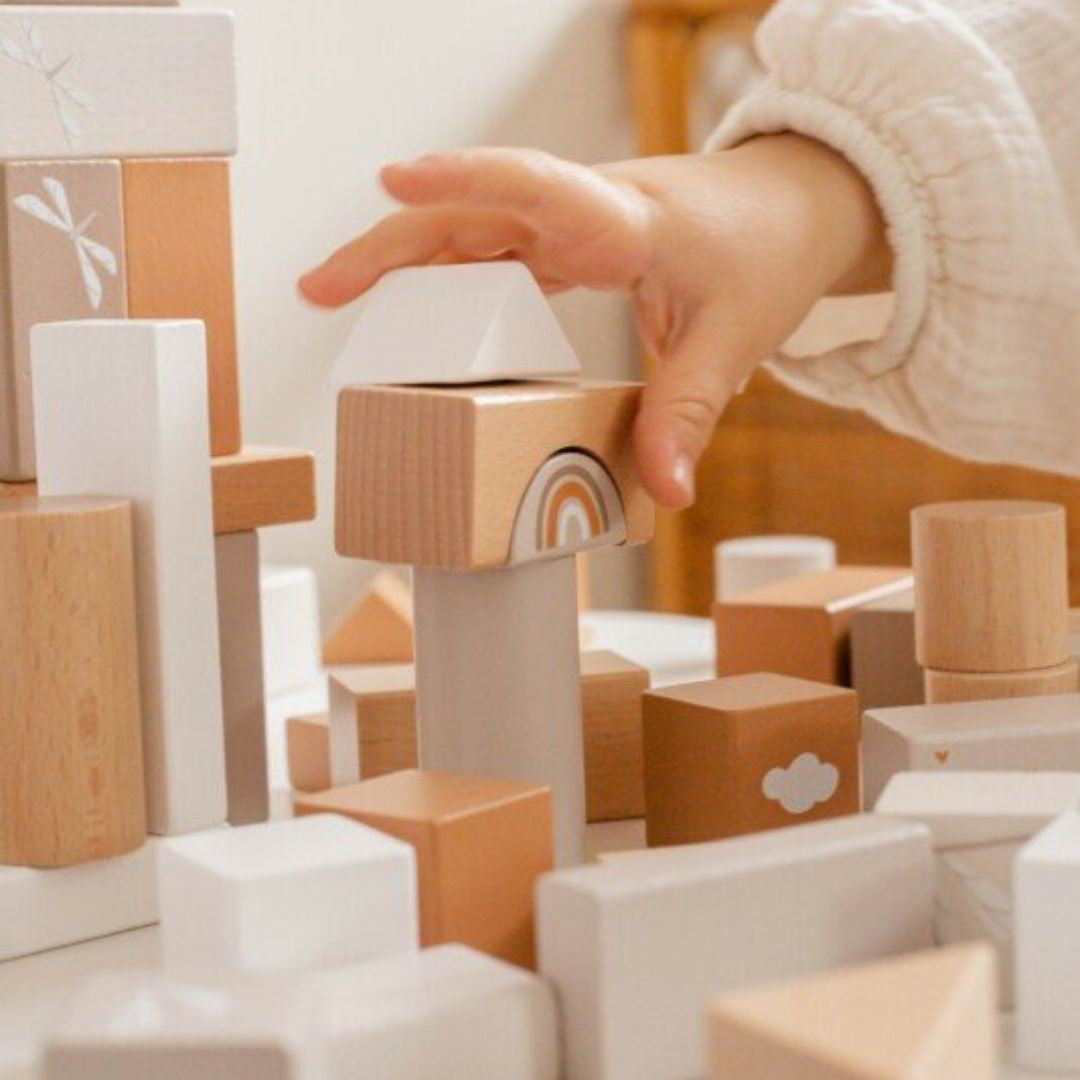 Label Label® Lesene kocke Nougat 50 kos Label Label