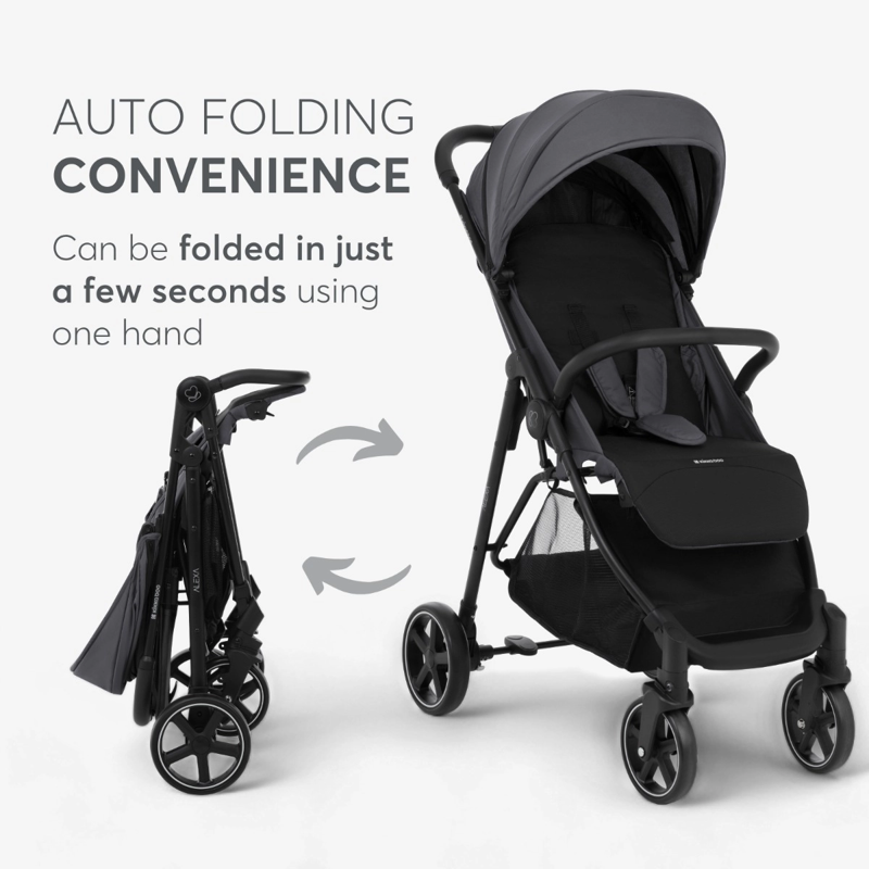 KikkaBoo® Otroški voziček Alexa Dark Grey KikkaBoo