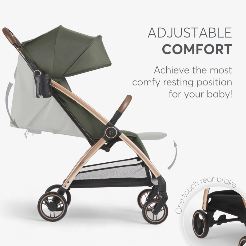 KikkaBoo® Otroški voziček Joy Army Green KikkaBoo
