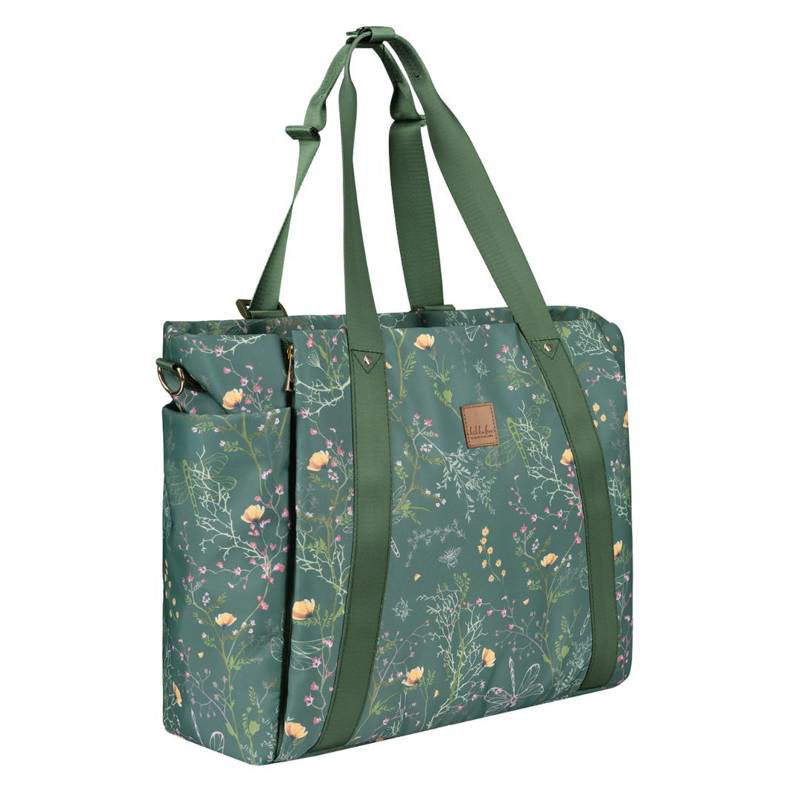 KikkaBoo® Previjalna torba Florence Secret Garden Green KikkaBoo