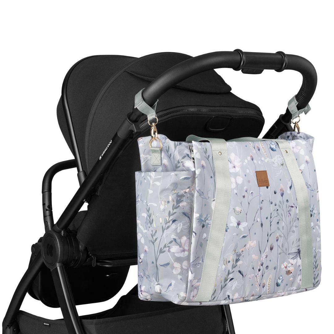 KikkaBoo® Previjalna torba Florence Dreamy Fields Grey KikkaBoo