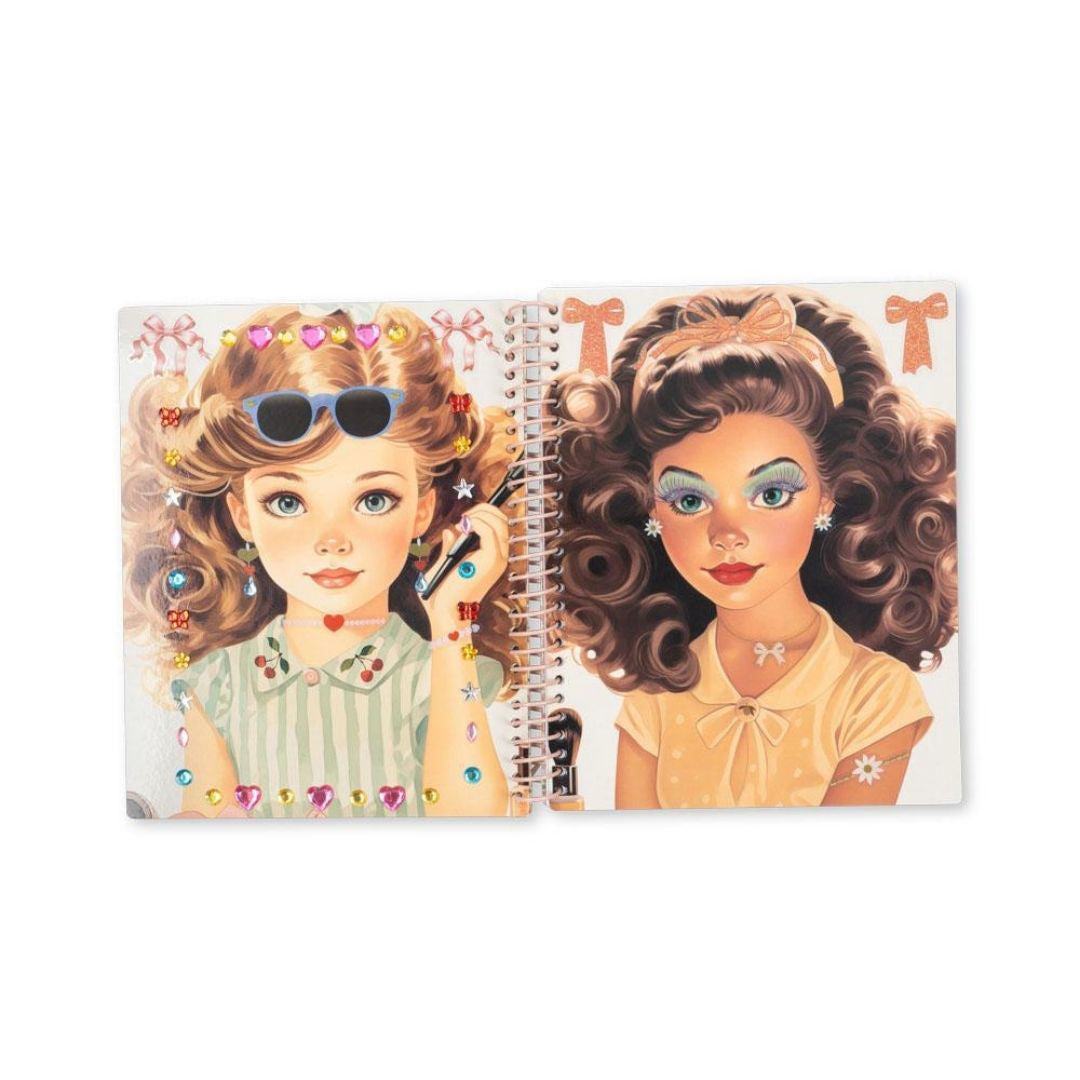 Konges Sløjd® Knjiga z nalepkami Glam Me Up Konges Sløjd