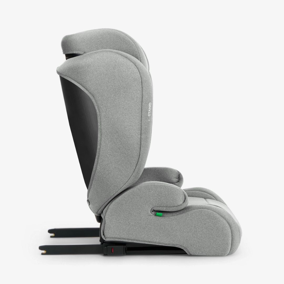 KikkaBoo® Otroški avtosedež i-Stand i-SIZE (100-150 cm) Light Grey KikkaBoo