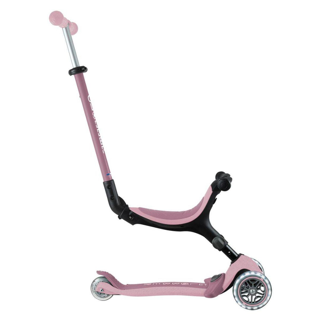 Globber® Zložljivi otroški skiro GO UP Active ECO s svetlečimi kolesi Berry Globber