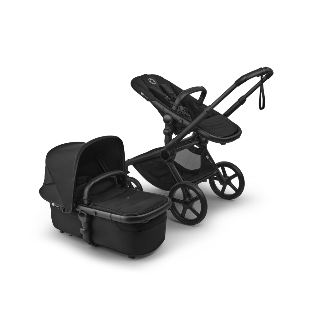 Bugaboo® Otroški voziček 2v1 FOX 5 Renew Complete Black/Heritage Black - Heritage Black Bugaboo