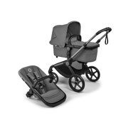 Bugaboo® Otroški voziček 2v1 FOX 5 Renew Complete Black/Moon Grey - Moon Grey Bugaboo