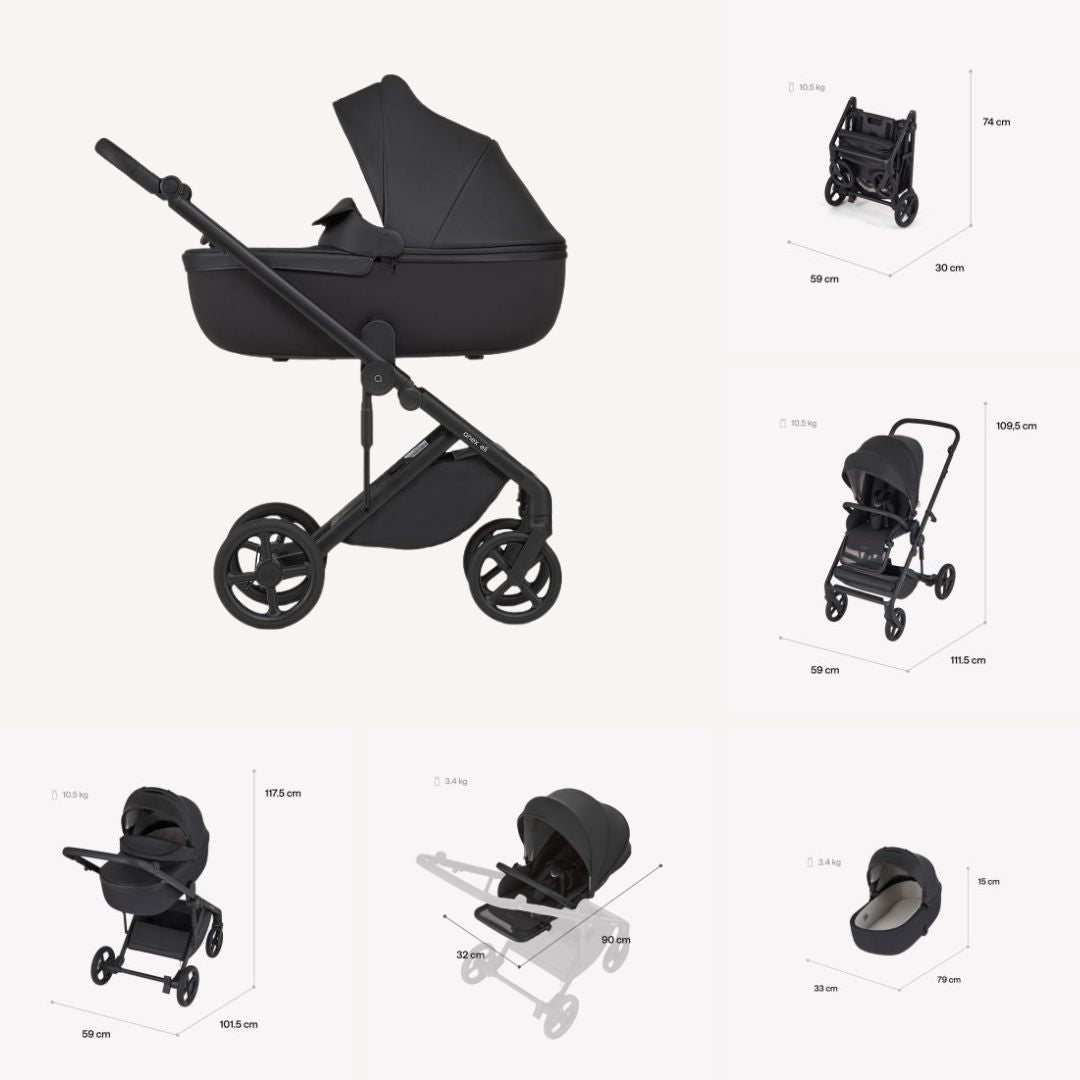 Anex® Otroški voziček 2v1 Eli Muse Anex