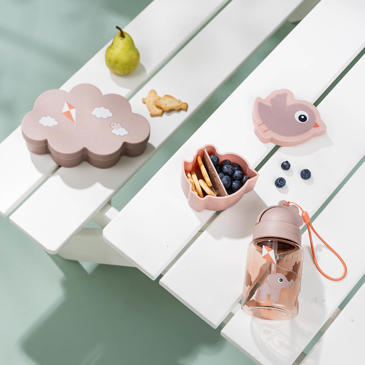 Done by Deer® Set za malico Playground Powder Done by Deer