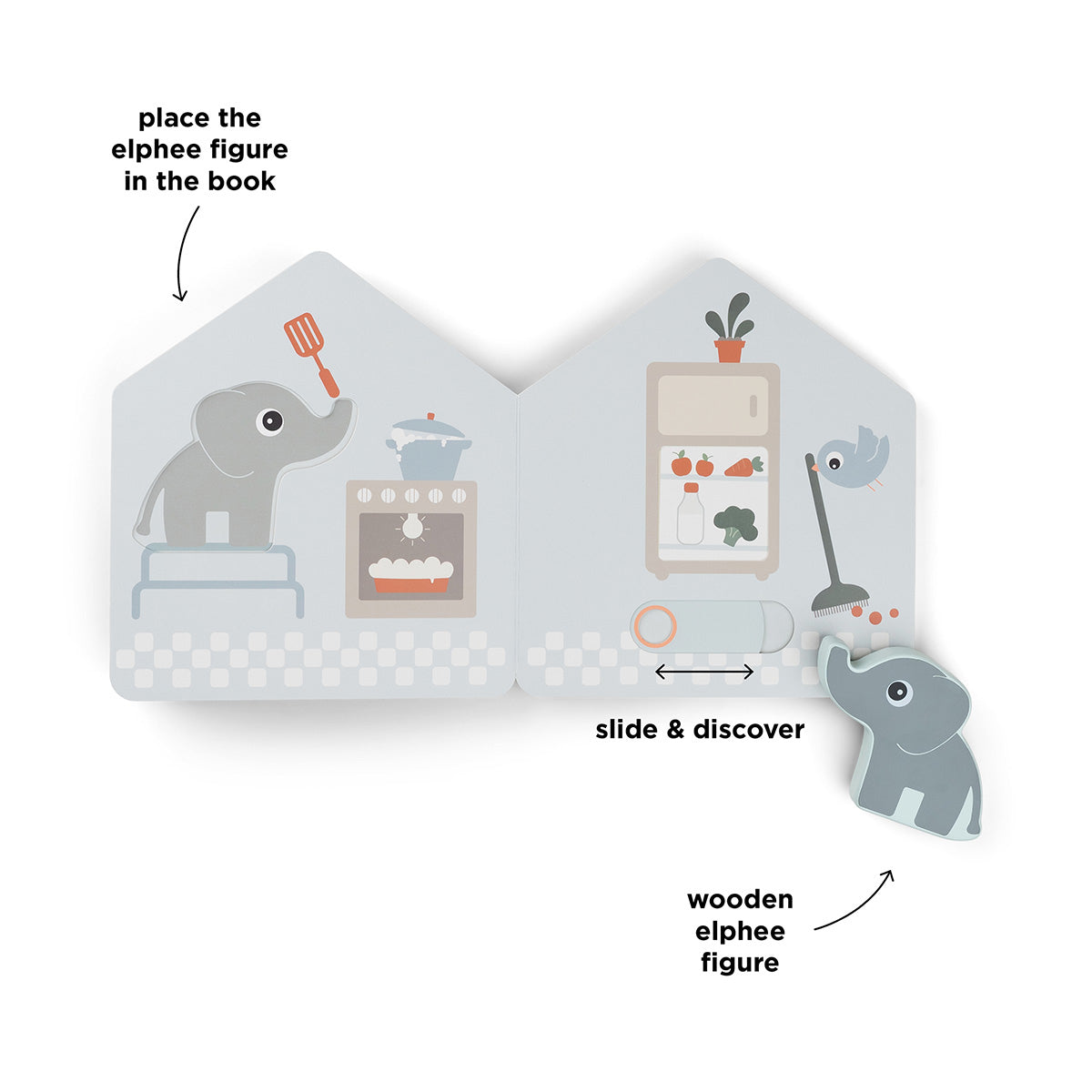 Done by Deer® Moja prva knjiga Elphee's home Deer Friends Done by Deer