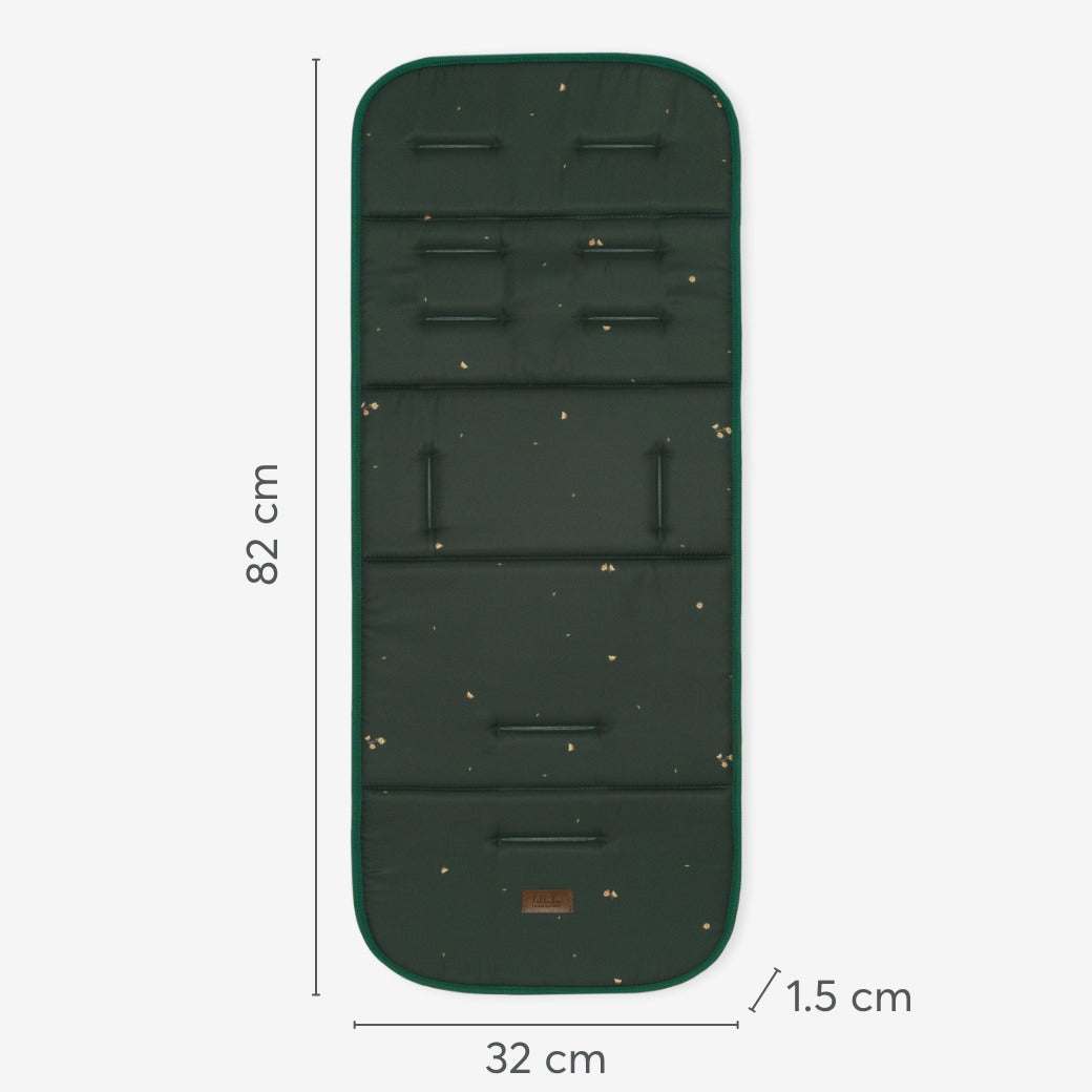 KikkaBoo® Univerzalna podloga za voziček Secret Garden Deep Green KikkaBoo