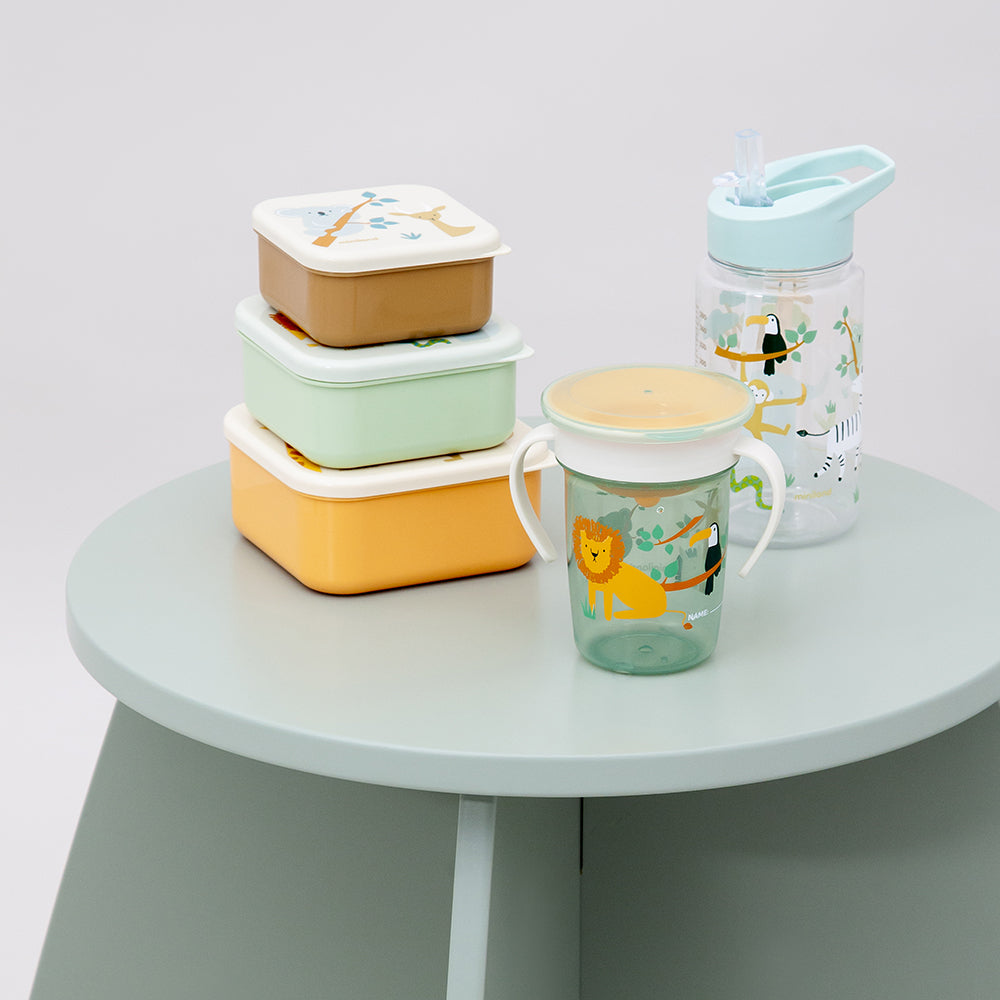 Miniland® Škatlice za prigrizke Jungle Miniland