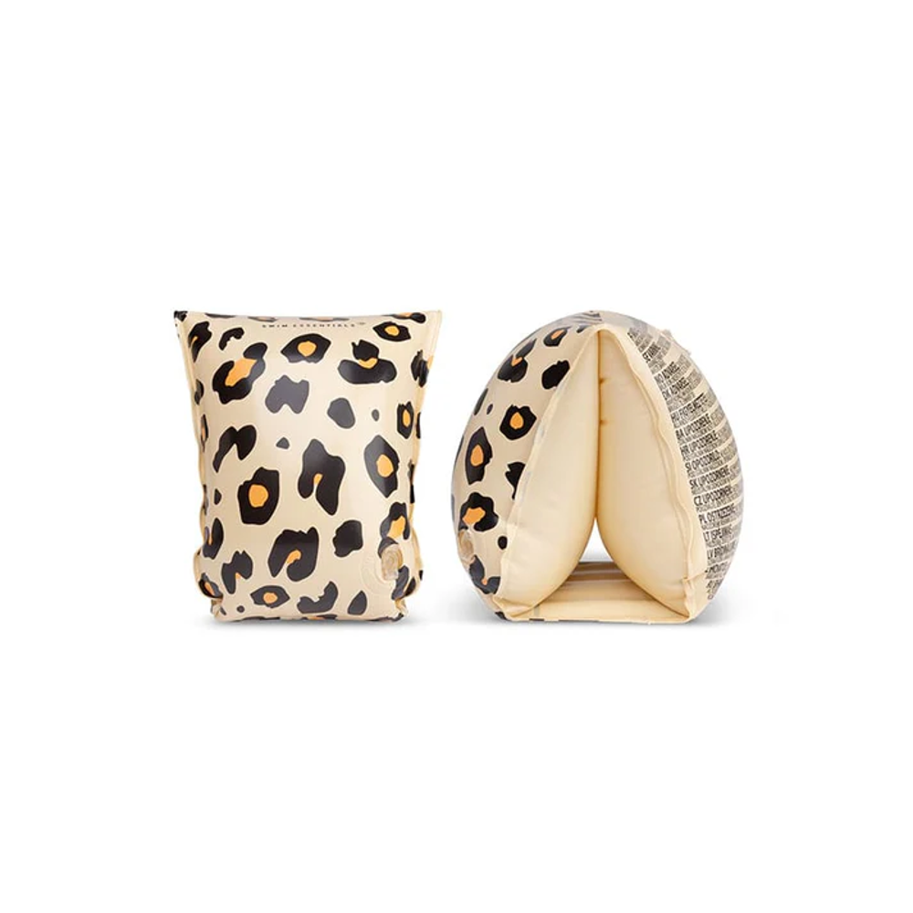 Swim Essentials® Rokavčki Beige Leopard (2-6 L) Swim Essentials