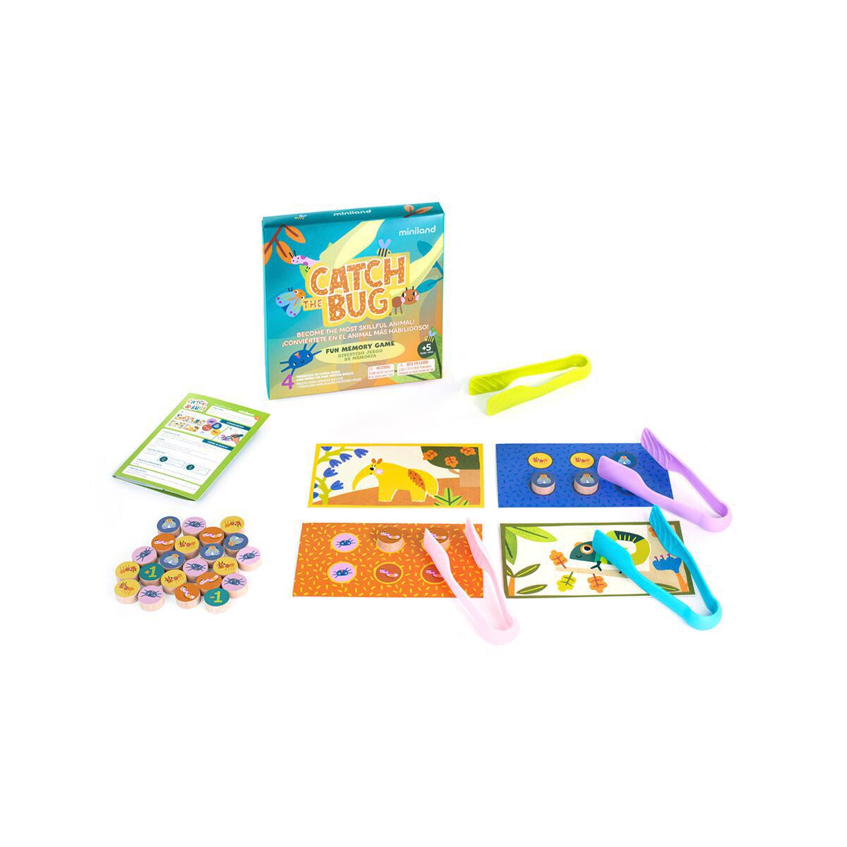 Miniland® Didaktična igra Catch the Bug Miniland