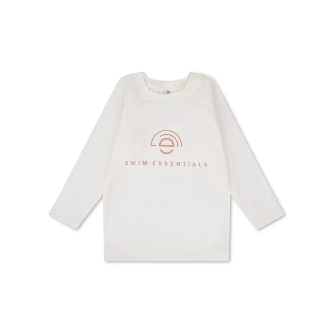 Swim Essentials® Otroška kopalna majica z UV zaščito White Swim Essentials