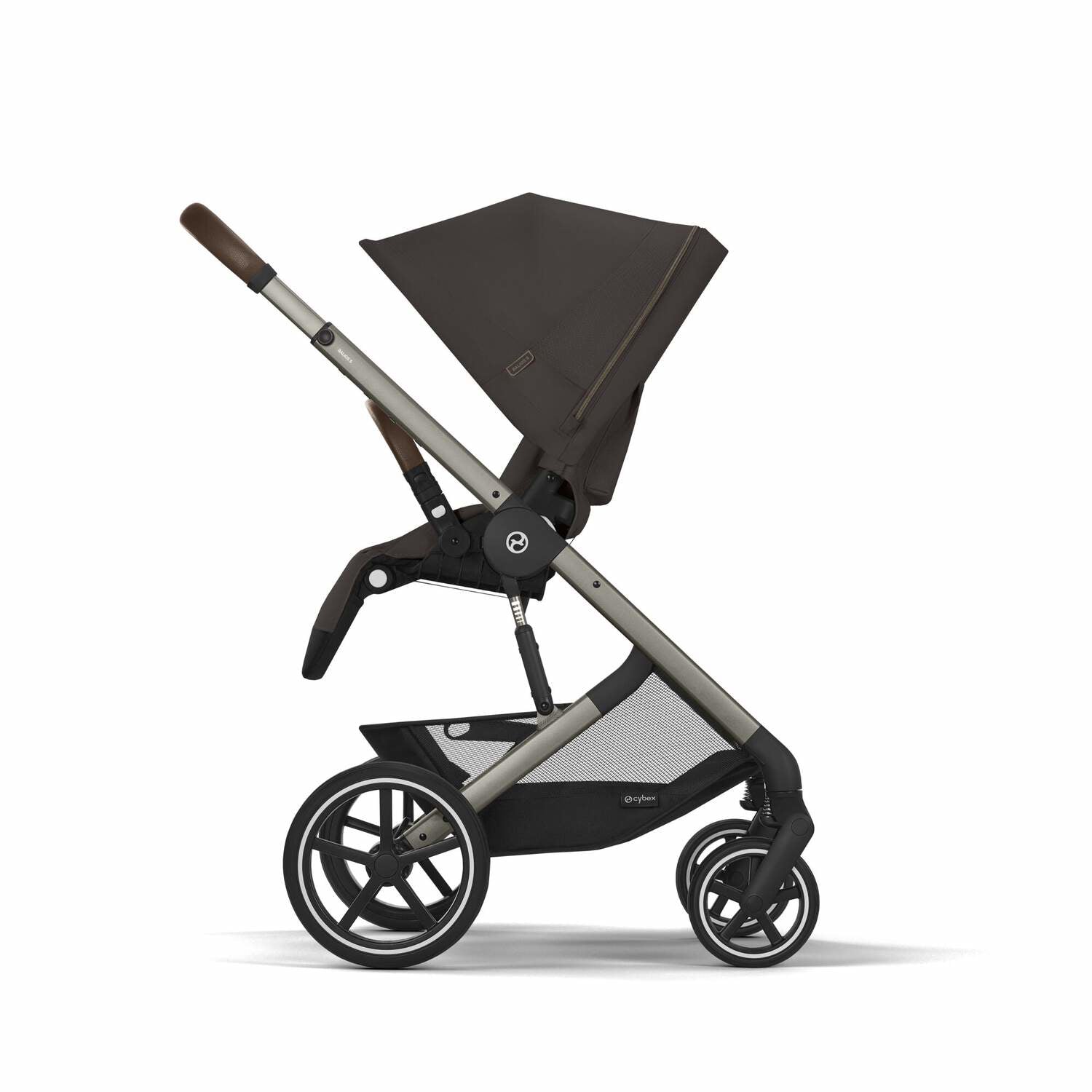 Cybex® Otroški voziček 3v1 Balios S Lux + Avtosedež Cloud G Chocolate Brown (+ Rain cover) Cybex