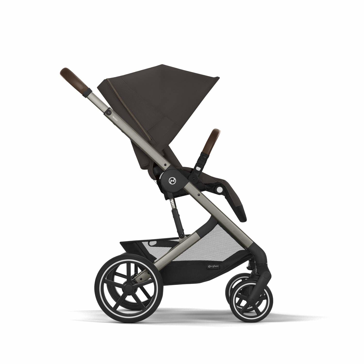 Cybex® Otroški voziček 3v1 Balios S Lux + Avtosedež Cloud G Chocolate Brown (+ Rain cover) Cybex