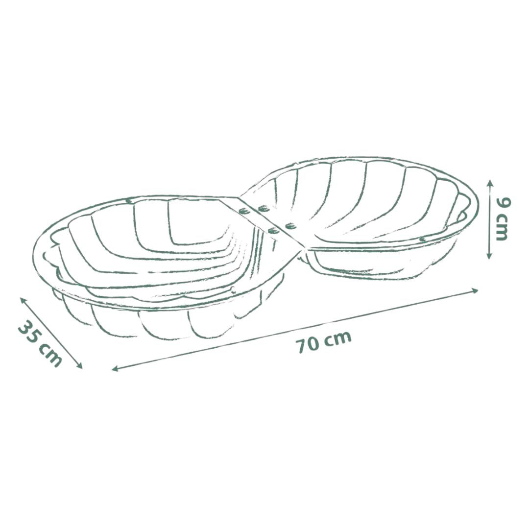 Smoby® Mini peskovnik z dodatki Smoby