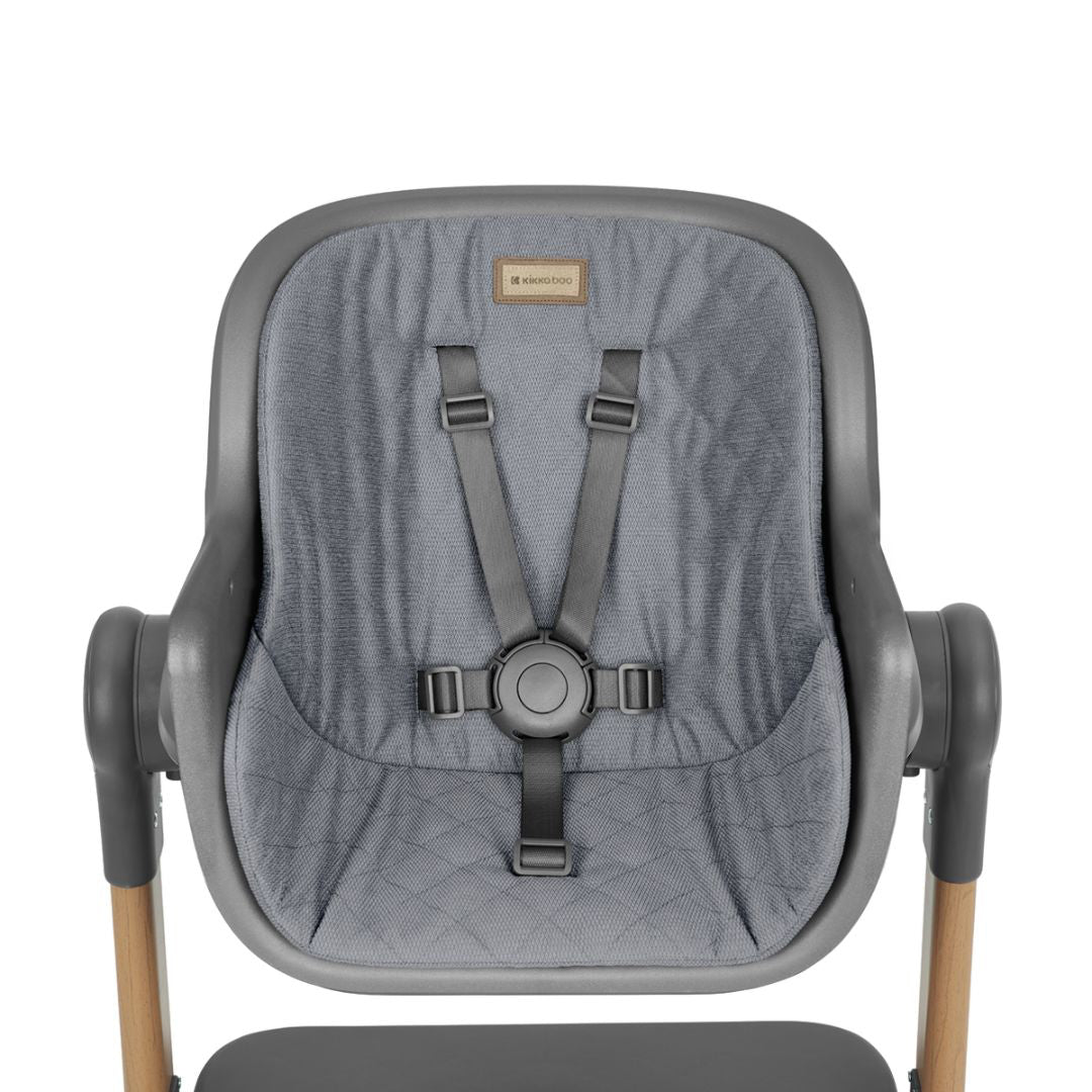 KikkaBoo® Obposteljna posteljica in stolček za hranjenje 2v1 Sleat Me Grey KikkaBoo