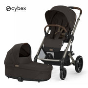 Cybex® Otroški voziček s košaro 2v1 Balios S Lux (0-22 kg) Chocolate Brown (Taupe Frame) Cybex