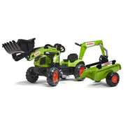 Falk® Bager s pedali Claas z nakladalno prikolico in žlico Falk