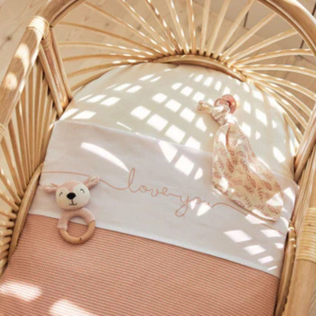 Jollein® Bombažna rjuha 2 kosa 120x60 Ivory Jollein