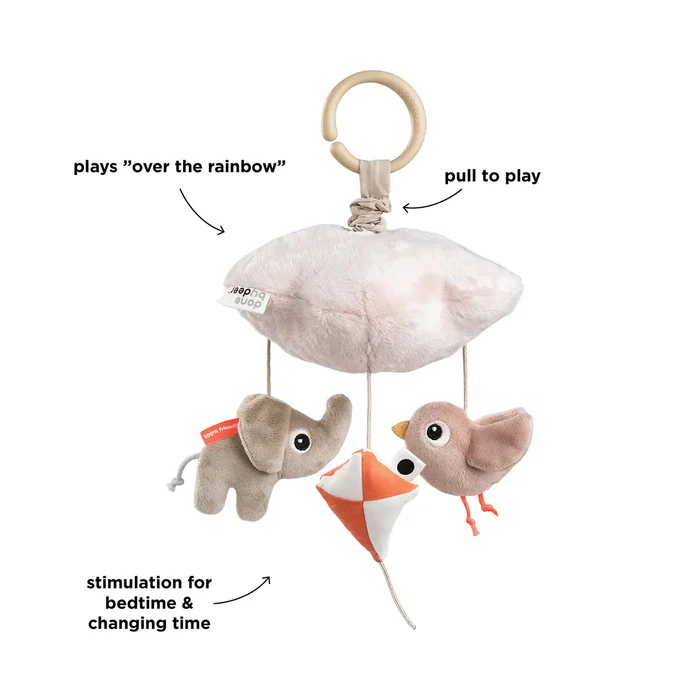 Done by Deer® Glasbeni vrtiljak Playground Powder Done by Deer