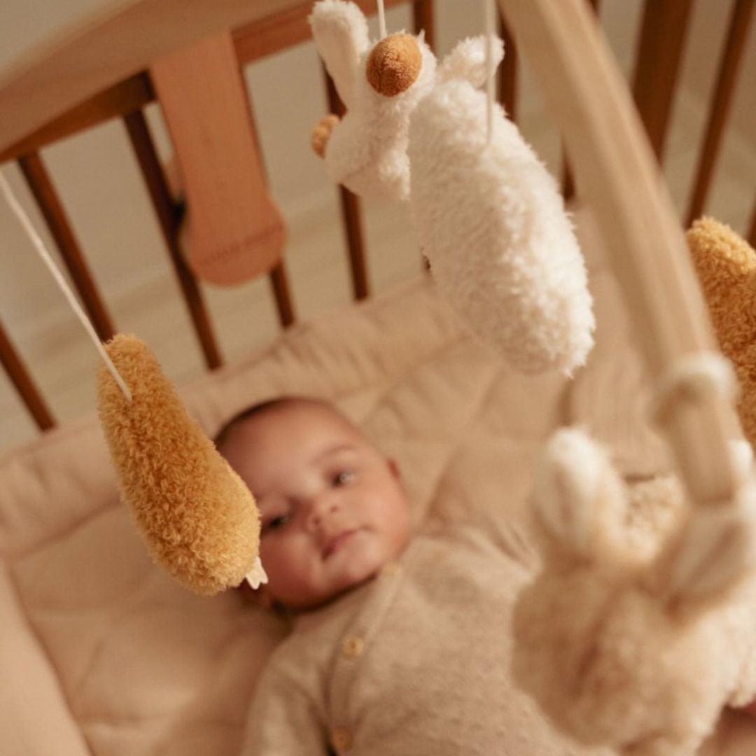 Little Dutch® Lesen glasbeni vrtiljak Newborn Naturals Little Dutch