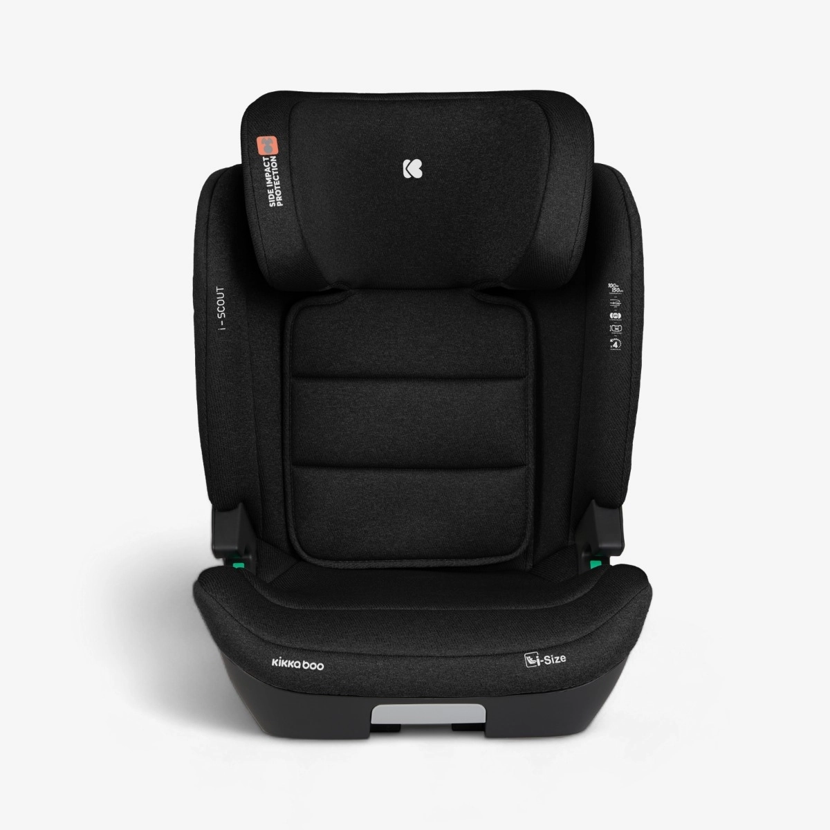 KikkaBoo® Otroški avtosedež i-Scout i-SIZE (100-150 cm) Black KikkaBoo