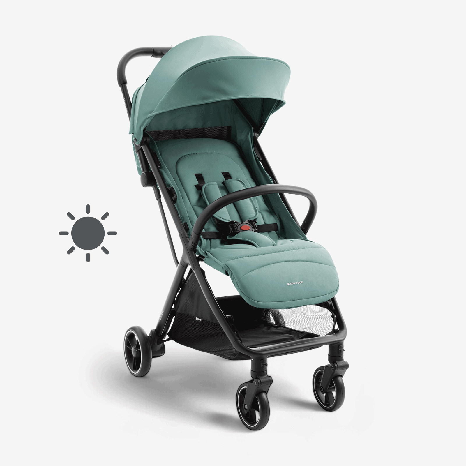 KikkaBoo® Otroški voziček Lauren Mint 2025 KikkaBoo