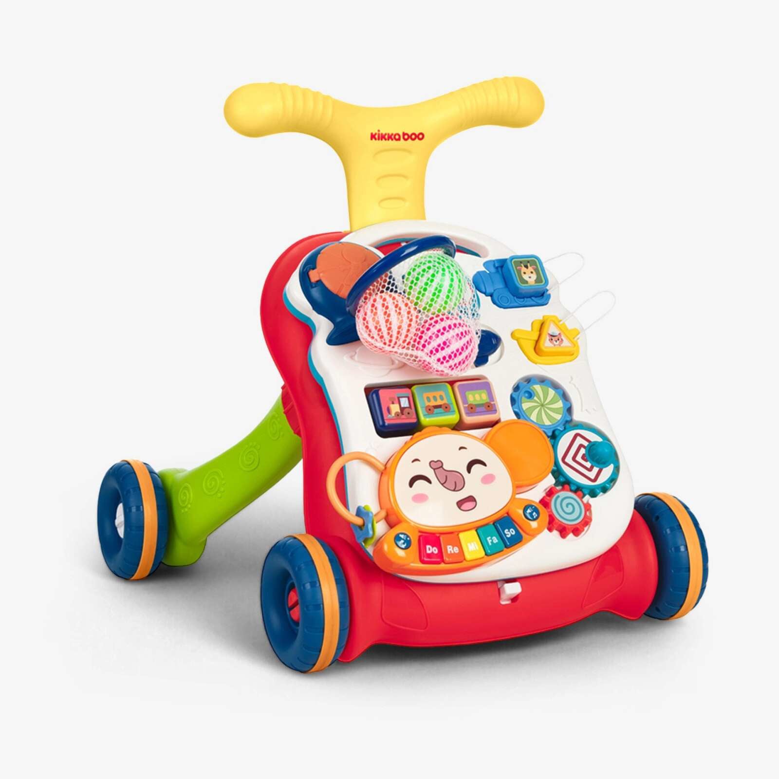 KikkaBoo® Aktivnostni voziček 3v1 Play & Grow Red KikkaBoo