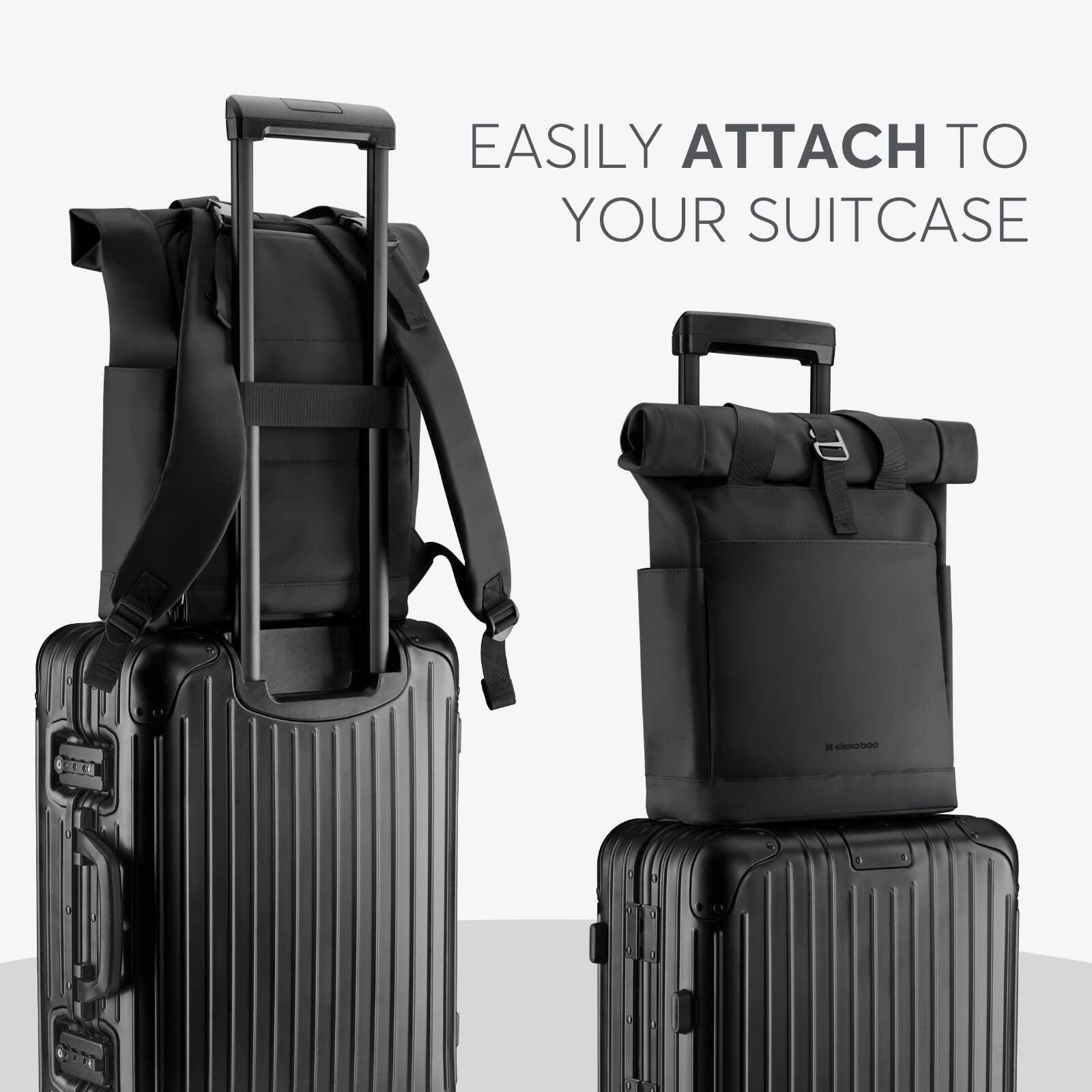 KikkaBoo® Previjalni nahrbtnik Cerise Black KikkaBoo