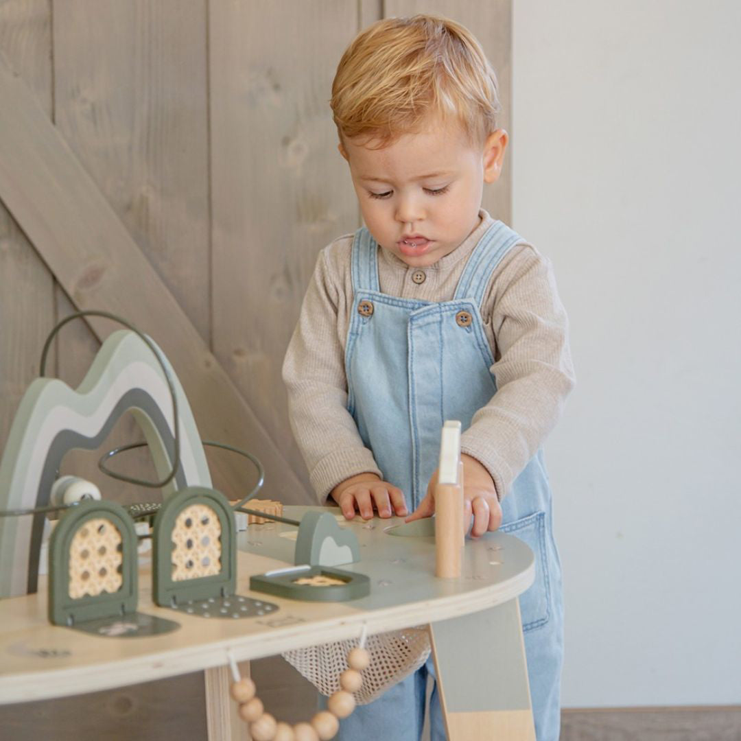 Label Label® Aktivnostna mizica Olive Green Label Label