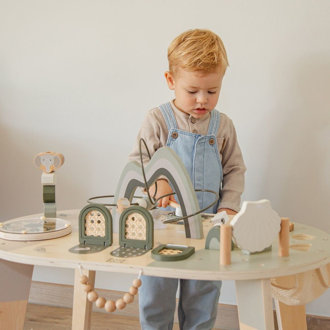 Label Label® Aktivnostna mizica Olive Green Label Label