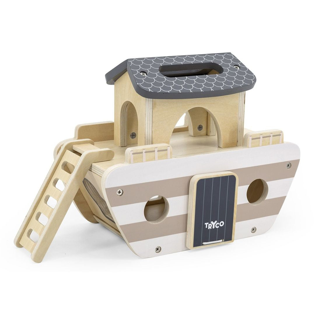 Tryco® Lesena Noetova barka s figuricami Tryco