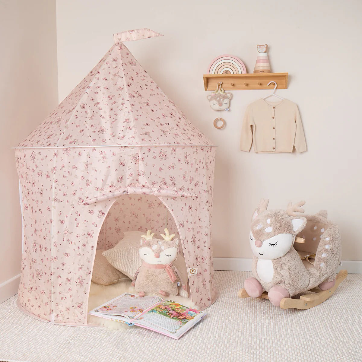 Bieco® Igralni šotor Dreamy Flowers Bieco