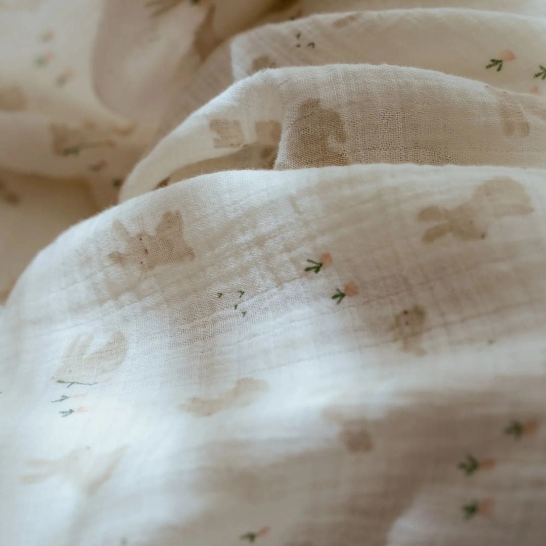 Little Dutch® Komplet 2 tetra pleničk Baby Bunny 70x70 Little Dutch