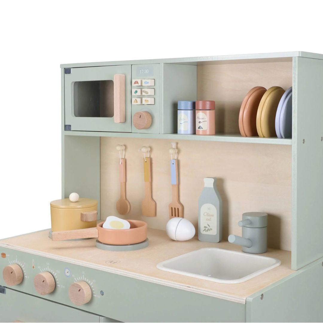 Little Dutch® Otroška lesena kuhinja Mint Essentials Little Dutch