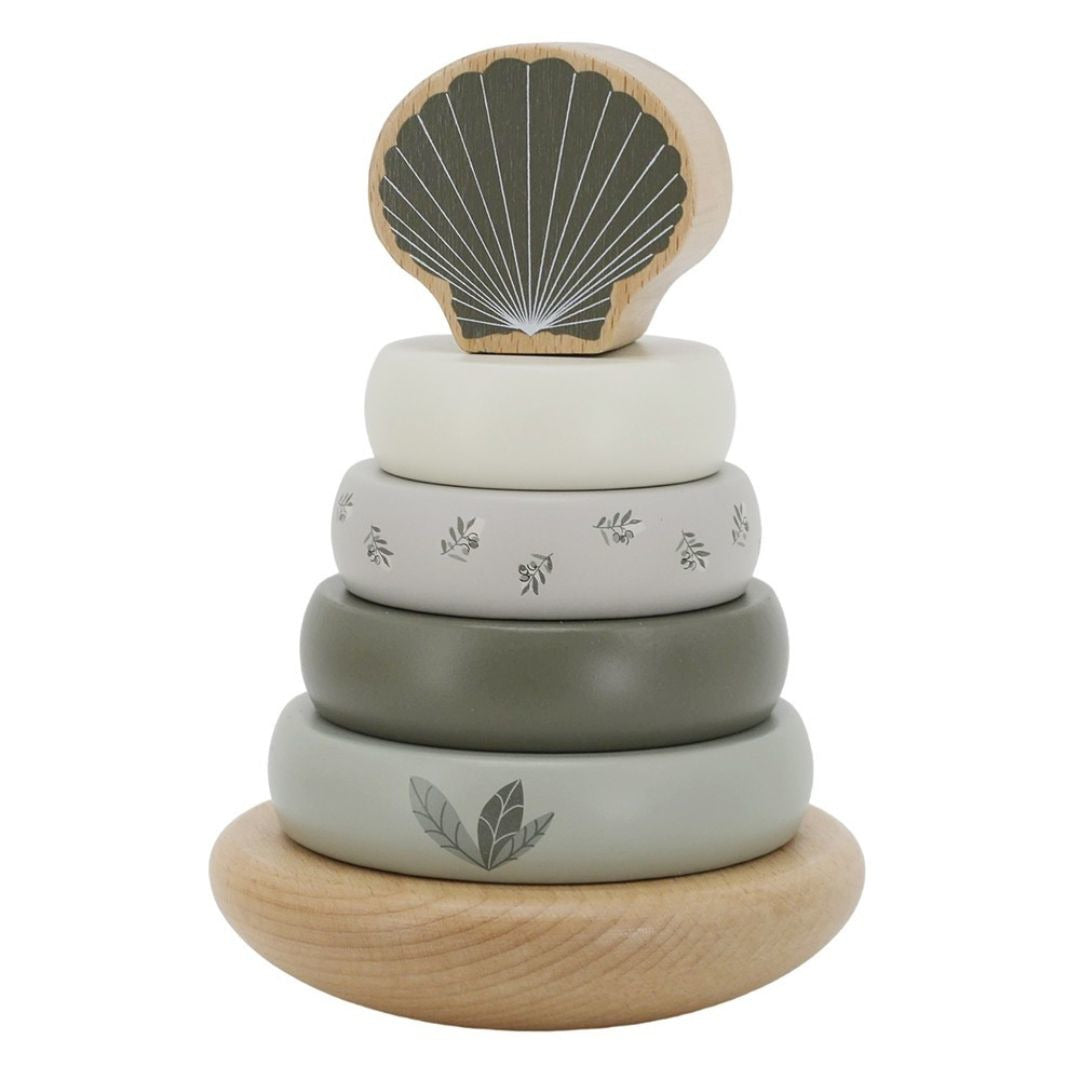 Label Label® Lesena natikanka Little Rings Olive Green Label Label