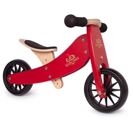 Kinderfeets® Bici senza pedali Tiny Tot 2v1 Cherry Red