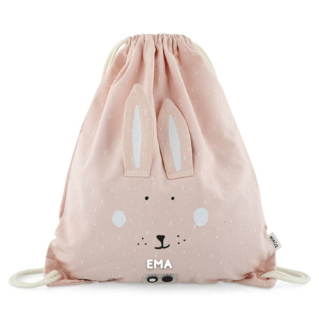 Trixie Baby® Sacca con chiusura a coulisse Mrs. Rabbit