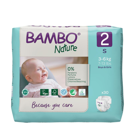 Bambo Nature® Pannolini Mini taglia 2 (3-6 kg) 30 pz