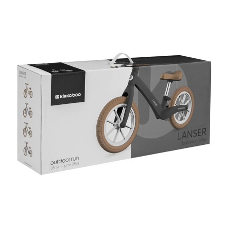 KikkaBoo® Bici senza pedali Blace Grey