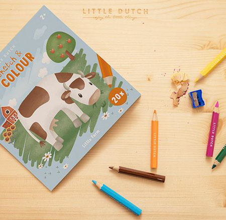 Little Dutch® Album da colorare Little Farm